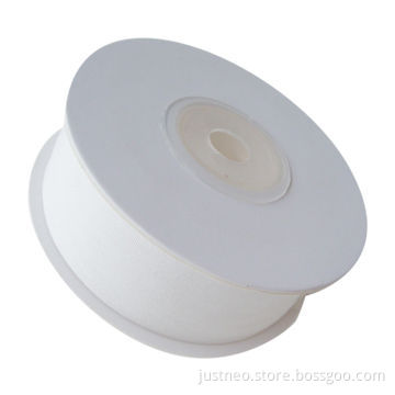 25mm Wide double faced pure silk taffeta embroidery ribbon fabric